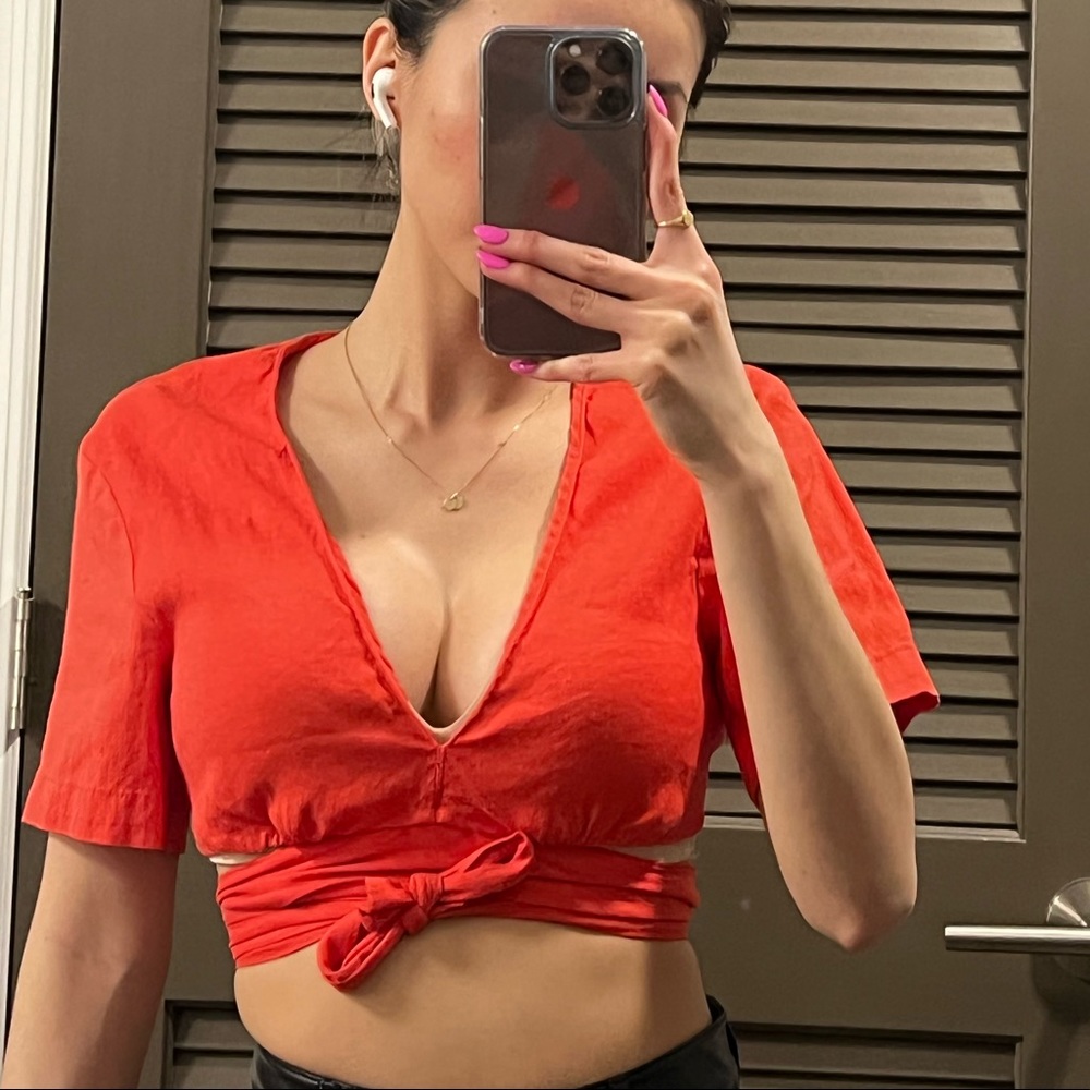 Zara Tie Top